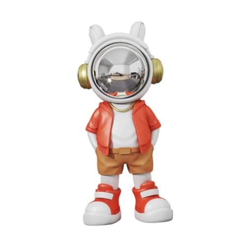 Figurine d'astronaute design vert pour habiller une cheminée