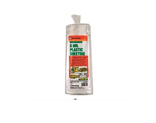 Frost King P1025/6W Polyethylene Sheeting, 10' X 25' X 6 Mil., Clear #TOP1