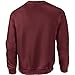 Gildan Men's Heavy Blend 8 Oz. 50/50 Fleece Crew, Maroon, L
