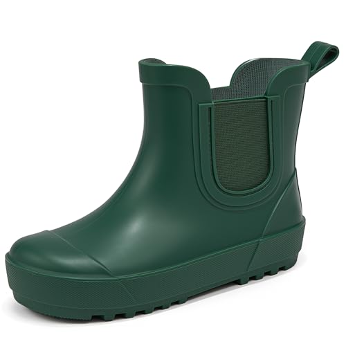 Image of Motasha Chelsea Rain Boots for Girls Boys Waterproof Toddler to Big Kids