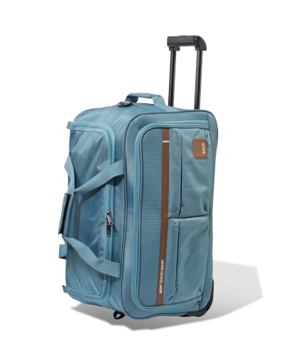 Image of VIP Grande Cabin (Small Size) 2-Wheel Duffle Trolley Bag, Smoke Blue