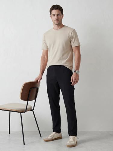 Image of WROGN Men's Navy Relaxed Fit Track Pants | Solid