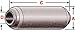 Rubber Leaf Spring Bushing - Type 3, Model No. RB-235