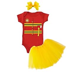 Red Bodysuit / Yellow Tutu