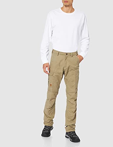 Fjällräven Herren Karl Pro Zip-off Outdoor-hose, Grün (Savanna 235), 46 EU
