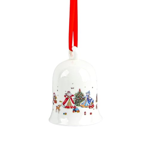 badaren Weihnachtsbaum Glocken, Weihnachtsglocke 2025, Weihnachtsglocke Porzellan, Porzellanglocken, Sammlerstück Weihnachts Glocken, Baumschmuck Weihnachten