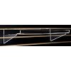 22 x 10 Slatwall Shelf - Clear Acrylic