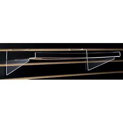 22 x 10 Slatwall Shelf - Clear Acrylic