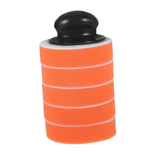 TOKIDNY Almohadillas De Pulido Para Automóviles Con Mango 6 Piezas, Esponjas De 4 Pulgadas, Juego Manual De Herramientas Para Encerado, Para Acabado Uniforme y Protección Del Coche