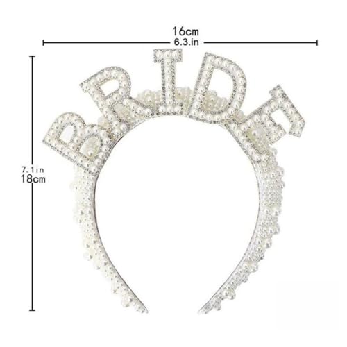 Bride To Be Tiara Hen Do Acessórios Bride To Be Gifts Faixa de Cabelo Festa de Solteira Decorações d