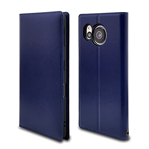 ラスタバナナ ケース カバー AQUOS sense7 SH-53C SHG10 専用 手帳型 薄型 カード入れ おしゃれ スタンド機能 シンプル 大人 UTILE ネイビー アクオスセンス7 スマホケース 7349AQOS7BO