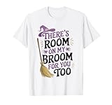 Funny Teacher Halloween Witch Riding Broom Apparel