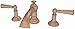 Newport Brass 2430 Double Handle Widespread Bathroom Faucet with Metal Lever Han, Antique Copper