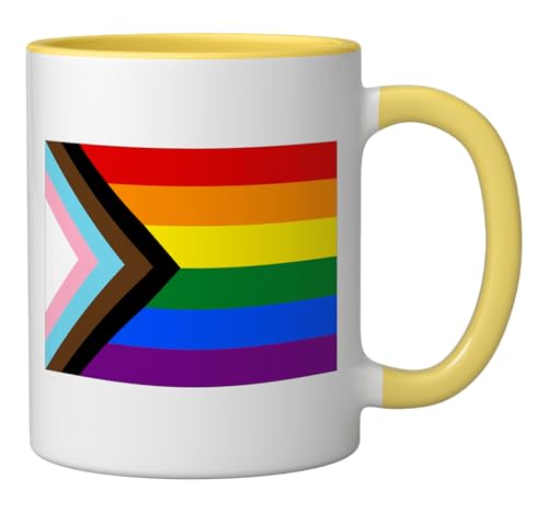 Taza de cerámica 11 onzas con bandera LGBTQ miniatura 2