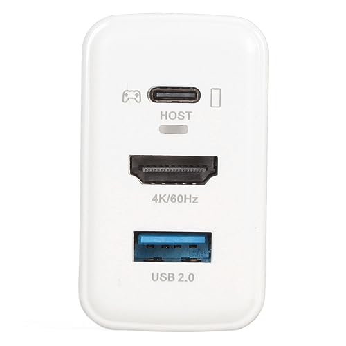 Carregador USB C GaN de 3 Portas, Carregador GaN Tipo C Interface Multimídia HD PD 36W de Alta Veloc
