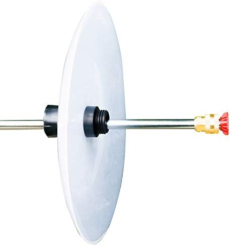 Pressure Washer Blowback Shield. Protect Yourself from High-Speed Water & Debris. Universal Power Washer Accessory. Durable Part is Easy to Install on All Guns & Fits All Tips, Nozzles & Air Wands