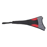 Chiffonade Mountain Bike Sweat Guard Absorbent Protector Cover, Water Proof Denim Super Sweat Absorption for Indoor Cycling Training Frame Protector(Black Red)