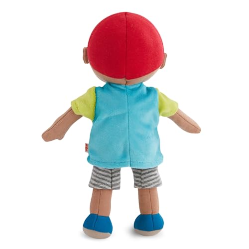 Image of HABA Snug Up Gabriel - 10 inch Soft Doll, Machine Washable Baby Boy Doll - Perfect Snuggly First Soft Toddler Plush Figure for 6 Months and Up