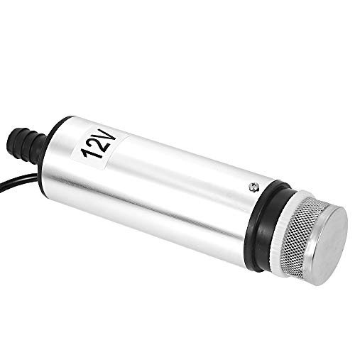 KKmoon Bomba Submersível DC 12V/24V para Bombeamento de Óleo Diesel Água 51mm Óleo de Água Bomba de