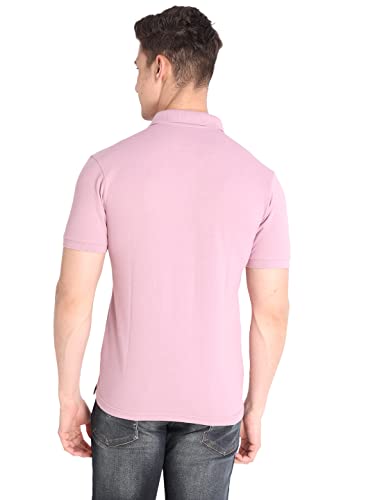 Image of CHKOKKO Men's Polo Cotton Regular Fit Half Sleeves T-Shirt with Pocket