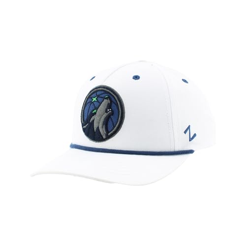 Minnesota Timberwolves NBA Officially Licensed Rope Hat Snapback Memento White