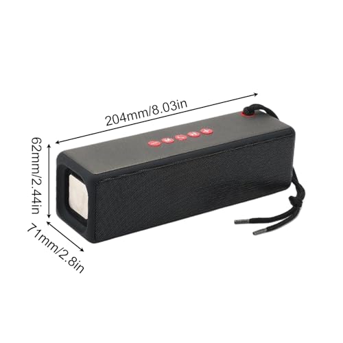 Diffuseur de musique portable sans fil au design audio clair et puissant - 6