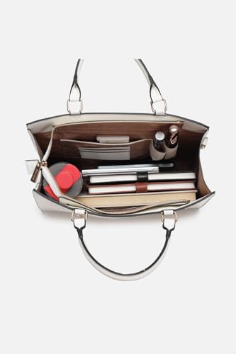 Image of Allen Solly Womens leaf-print white HANDBAG