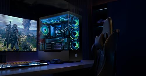 Image of Build Redux Gaming Desktop PC - AMD Ryzen 7 9700X CPU, NVIDIA GeForce RTX 5070 GPU, 16GB DDR5 RAM, 1TB NVMe M.2 SSD, 240mm Liquid CPU Cooler, Windows 11 Home, High-Performance Computer