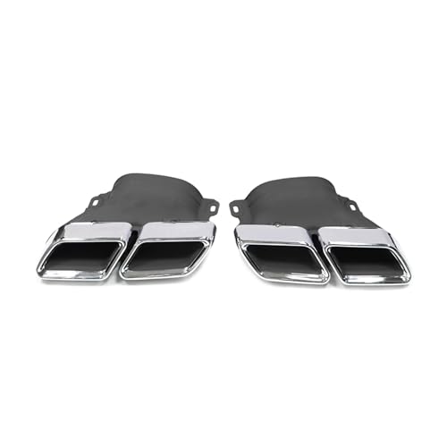 Embout d'échappement pour Benz W205 C63 en acier inoxydable de qualité supérieure argent