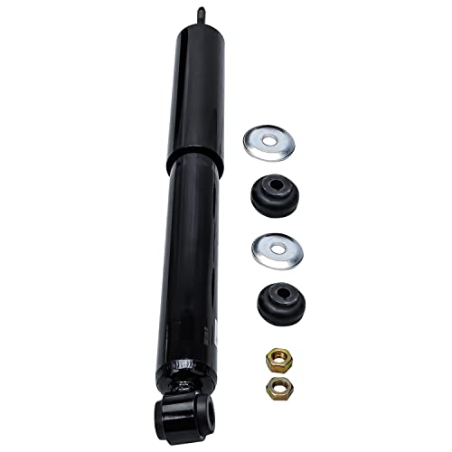 Image of Detroit Axle - Front 2pc Shock Absorbers for 80-96 Ford Bronco F-150, 2 Shock Absorbers Assembly 1980 1981 1982 1983 1984 1985 1986 1987 1988 1989 1990 1991 1992 1993 1994 1995 1996 Replacement