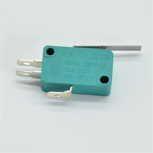 Interruptor de límite SPDT KW7-1 de 3 pines con palanca de rodillo de arco 16A 250V