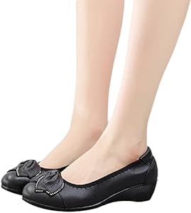 Ballerines à Boucle Décorative Pour Femmes, Ballerines Décontractées