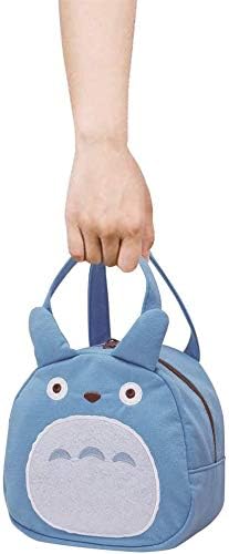 Skater Totoro Die Cut Lunch Bag with Zip Closure - Chu Totoro Blue - Image 5