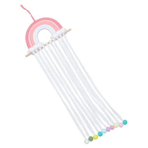 Hohopeti Rainbow Hair Bow Organizer for Wall Hanging Storage for Hair Bows Versatile Design for Nursery and Home Easy Access to Hair Accessories present