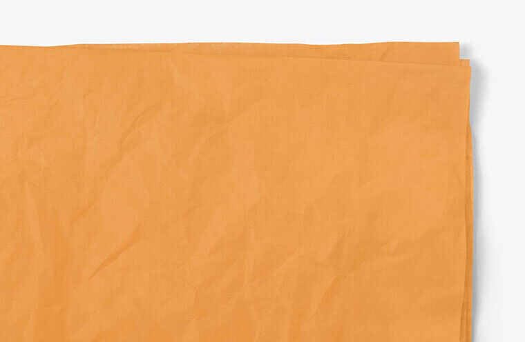 InsideMyNest Coloured Tissue Paper Sheets Premium Quality (Apricot, 100) - Image 2