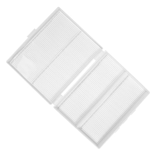 OUNONA Box Pathology Slide Box Microscopic Section Compound Microscope Laboratory Supplies Microscope Slides Microscope Slide Dryer Microscope Coverslips Microscope Lsides Plastic White