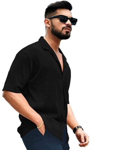 Image of Men's Drop Shoulder Collar Neck Shirt