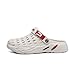 Vtiao Men's fashion garden clogs, arch support, woven look design, EVA material, lightweight, durable, non-slip, beach shoes, gardening shoes, indoor and outdoor sandals.