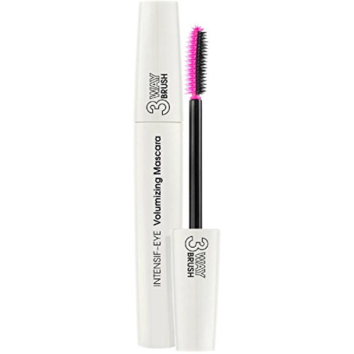 Flower Intensif-eye 3 Way Brush Volumizing Mascara, VO1 Black
