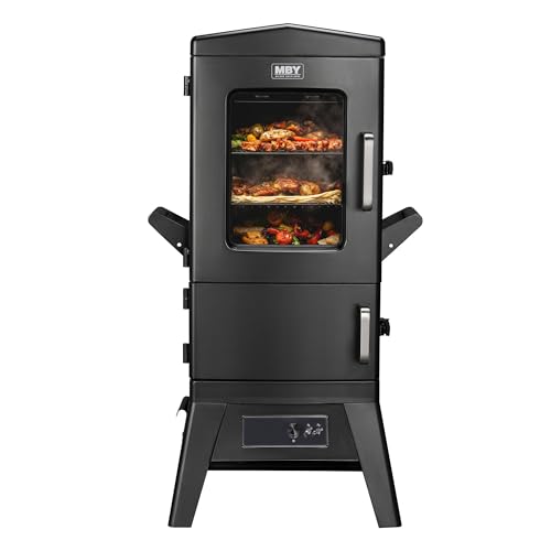 Digital Electric Smoker with Rainproof Cover, LED Display Build in