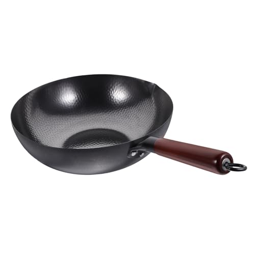 Wok de cocina tradicional ULTECHNOVO con mango ergonómico miniatura 1