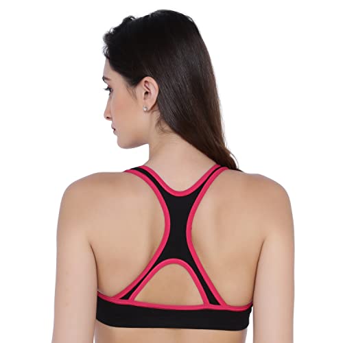 Image of Women's Cotton Blend Non-Wired Sports Bra