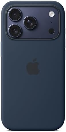 Apple iPhone 17 Pro için MagSafe özellikli Silikon Kılıf - Gece Yarısı ​​​​​​​ - Görsel 4