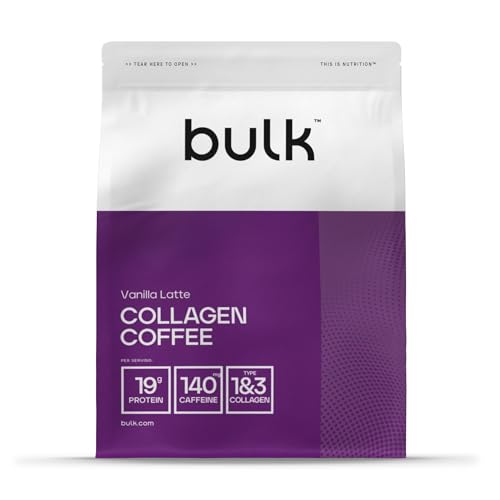 Bulk Kollagen-Kaffee, Hoher Proteingehalt, Vanille-Latte, 500 g Bulk Kollagen-Kaffee, Hoher Proteingehalt, Vanille-Latte, 500 g