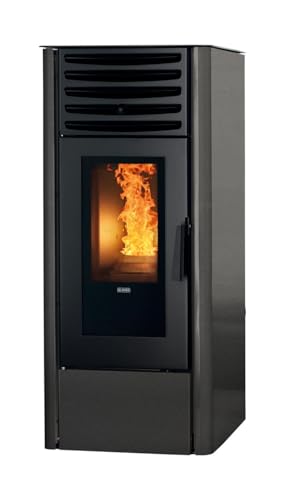 KLOVER DEA ECO 8 LCD Estufa per pellet KLOVER DEA ECO 8 LCD Matt Black
