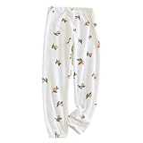 [Bukary] 秋冬 あったかいパンツ 妊娠服 産前産後 ふわふわ もこもこ マタニティパンツ ルームウェア フランネル 保温防寒 お洒落 パジャマ ボトムス 長ズボン 暖かい レディース 紐付き ウェストゴム仕様 ロング丈 XL