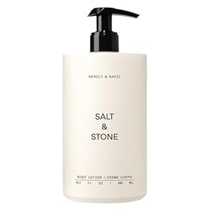 Salt & Stone Body Lotion for Women & Men | Hydrates, Nourishes & Softens Skin | Restores Dry Skin | Fast-Absorbing | Cruelty-Free & Vegan | Neroli & Basil | 15.2 fl oz