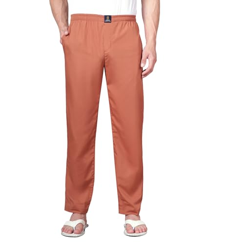 Image of Urban Scottish Solid Men's Lounge Pants 100% Cotton Pajama for men Night Pants Comfortable Regular Fit Track Pants Leisure-Wear Lower with an Elastic Waist-Band Casual Style, Machine Washable Pyjamas