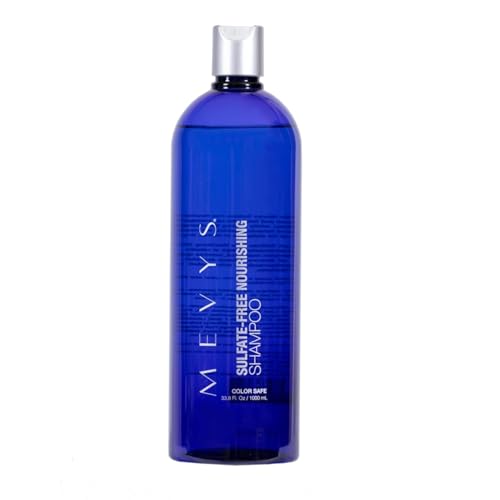 MEVYS Sulfate-Free Nourishing Shampoo – pH Balanced, Multi-Cleansing System with Keratin & Panthenol–Enhances Shine, Smoothness & Manageability–Color & Keratin-Compatible (33.8 Fl oz)