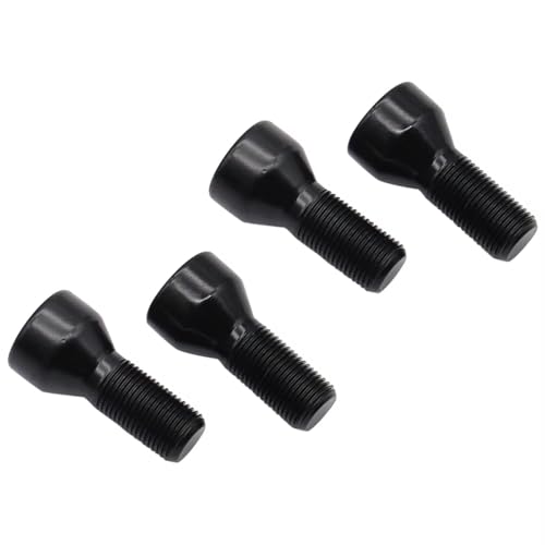 Tornillos de seguridad M14 x 1.25 para BMW X6 E71 juego de 4 tuercas negras con llave de llanta